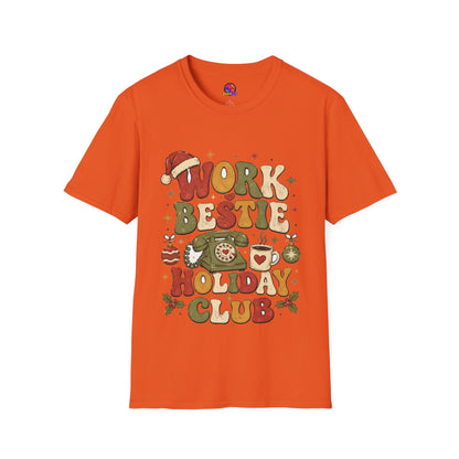 Work Bestie Holiday Club T-Shirt