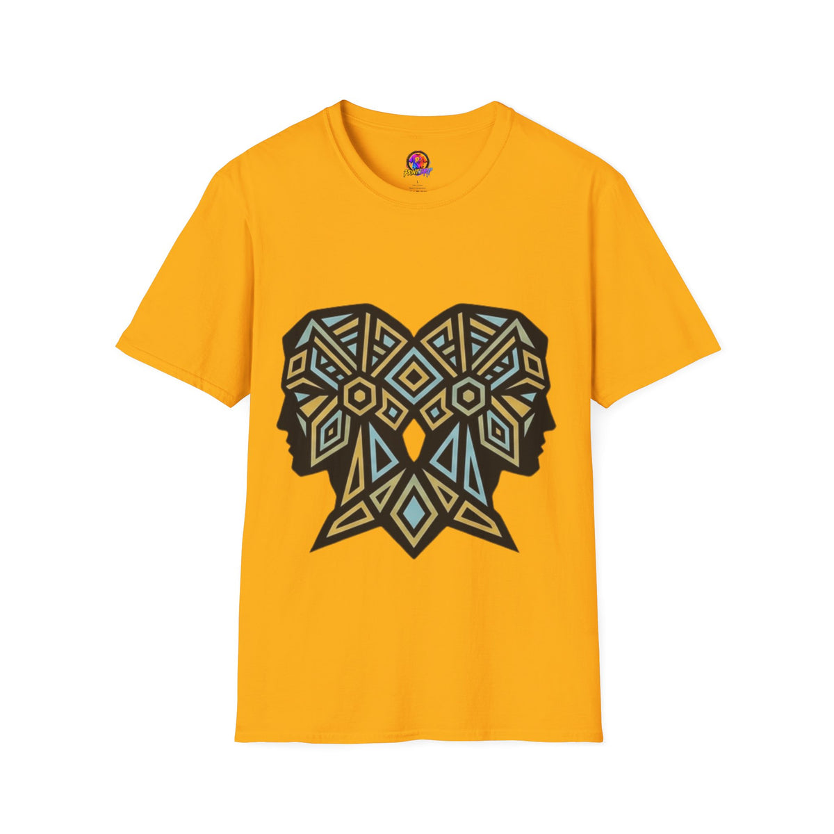 Geometric Elephant Tee — Tribal Mosaic Elephant Graphic T-Shirt