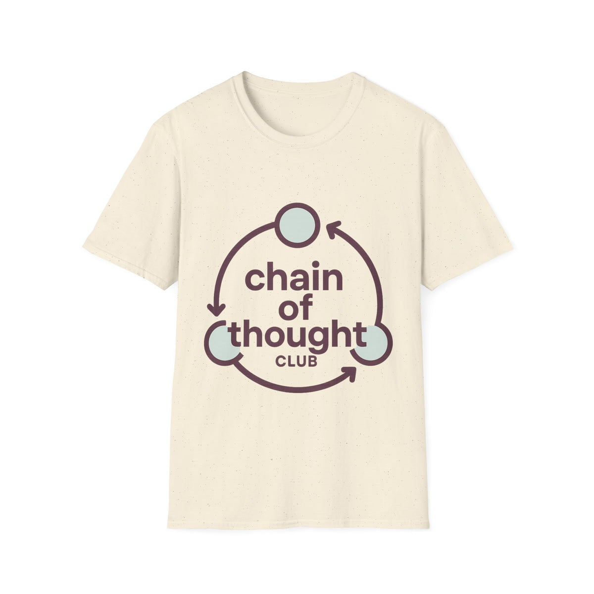 "Chain Of Thought" Minimalist Emblem Tee | Intellectual Philosophy T-Shirt - Trending Now - September 2026