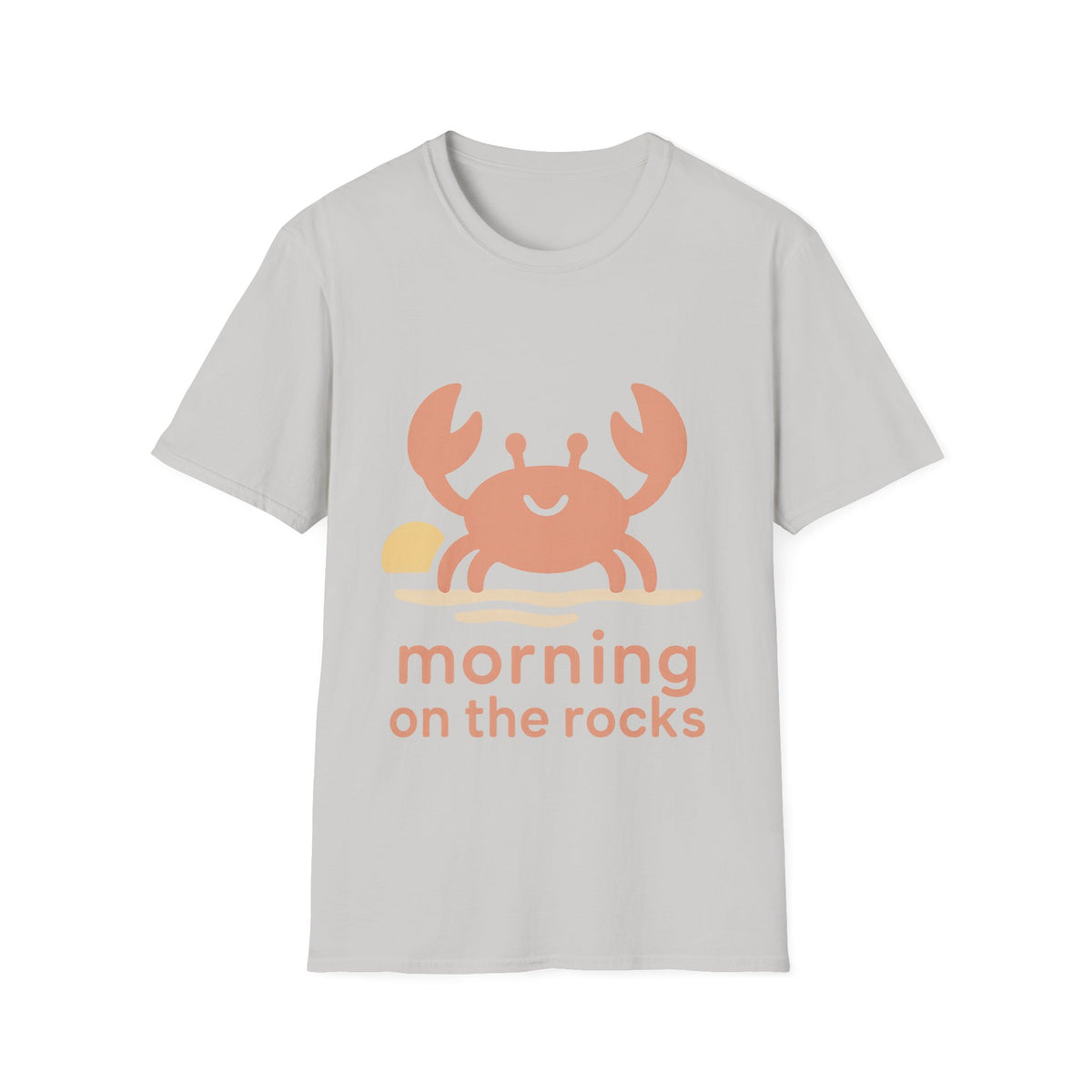 Cute Crab Morning on the Coast Graphic Tee - Trending Now - September 2026