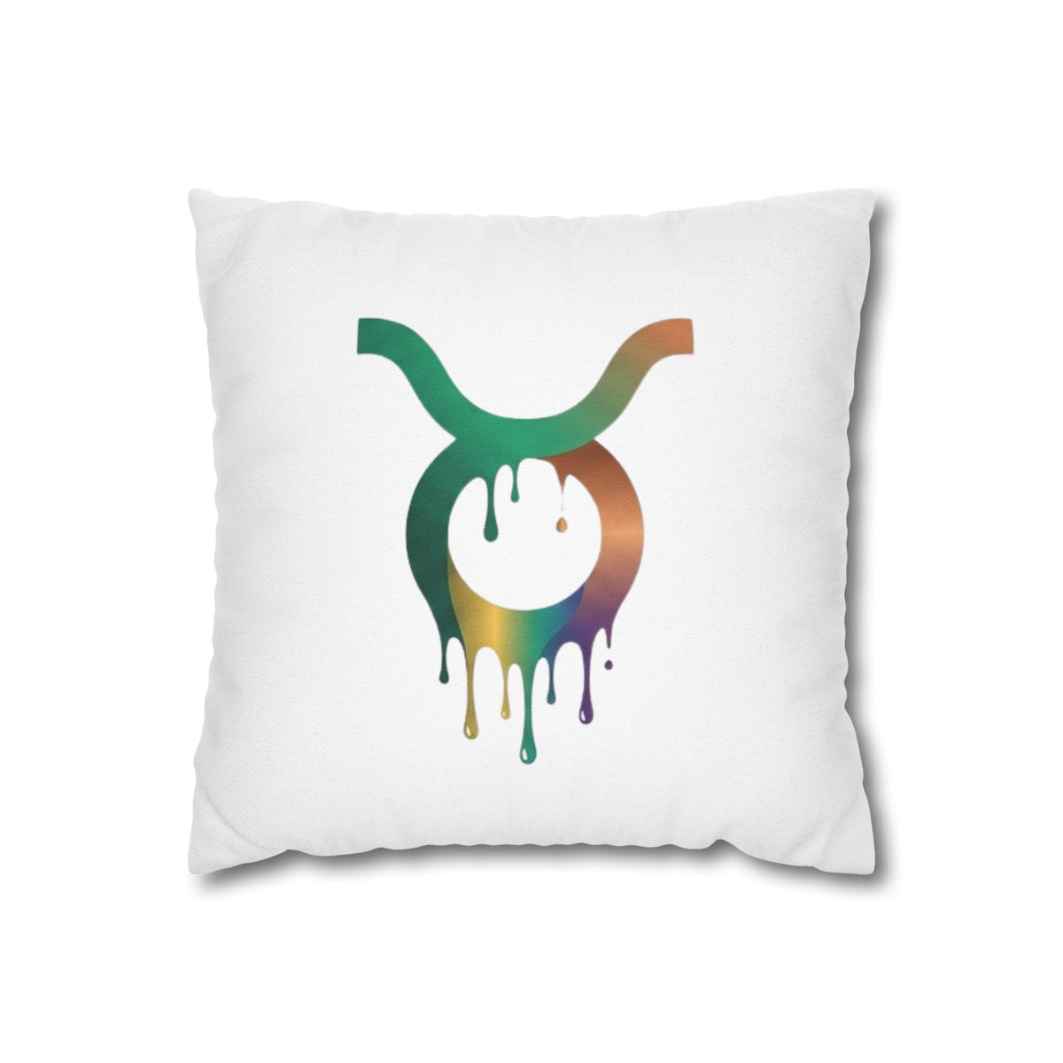 Taurus Drip Decorative Pillowcase — Zodiac Throw Pillow Cover