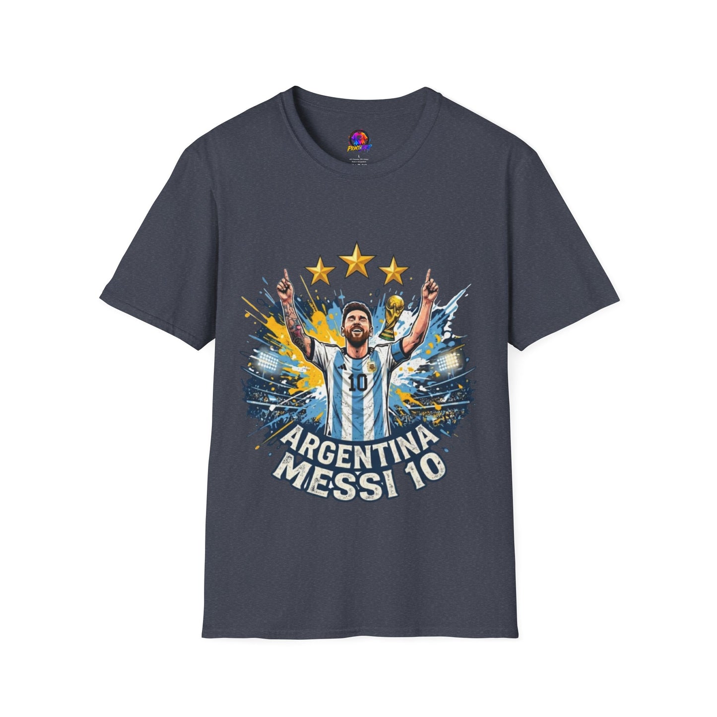 Argentina Messi Soccer T‑Shirt — World Cup Champion Fan Tee