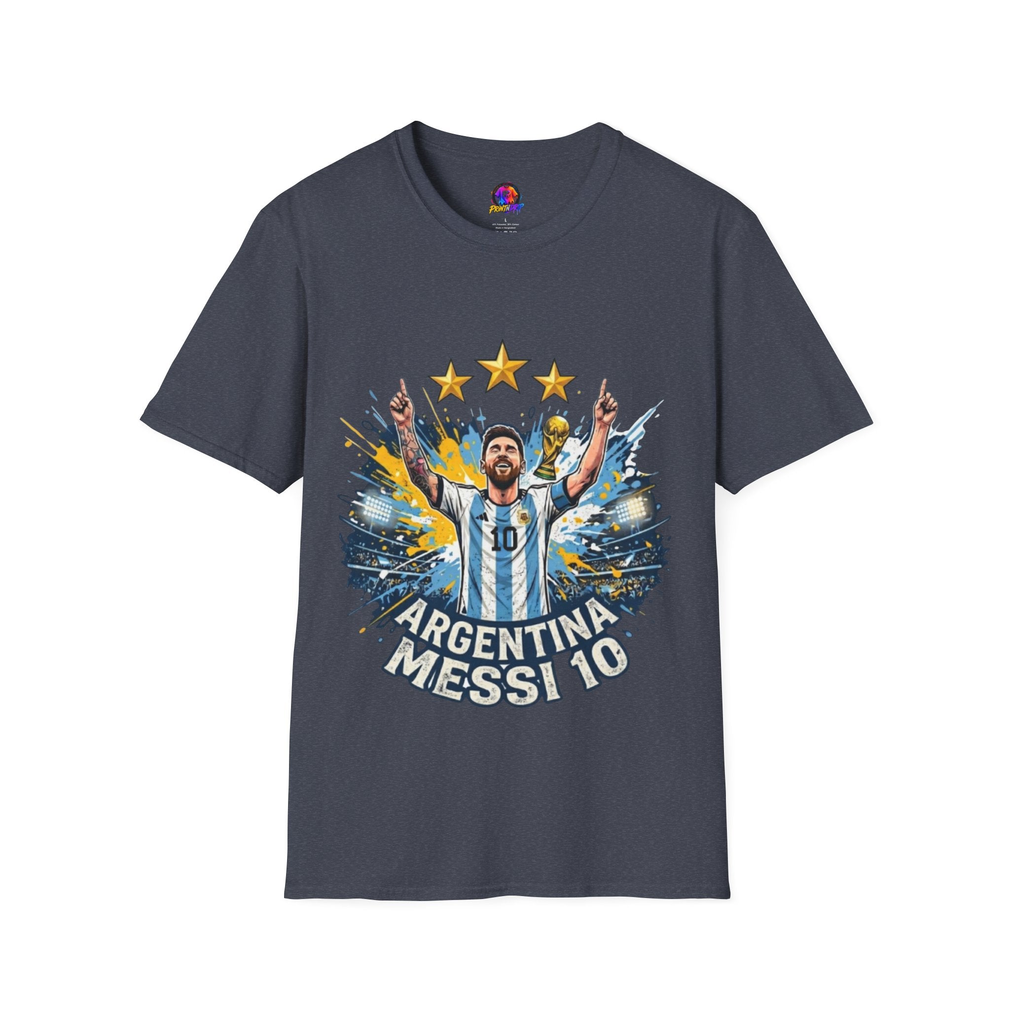 Argentina Messi Soccer T‑Shirt — World Cup Champion Fan Tee