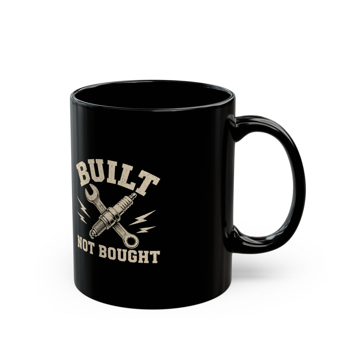 Milo Bailey Dog Dad Mom Built Not Bought Mug — Mechanic Coffee Cup for DIY Car Enthusiasts
