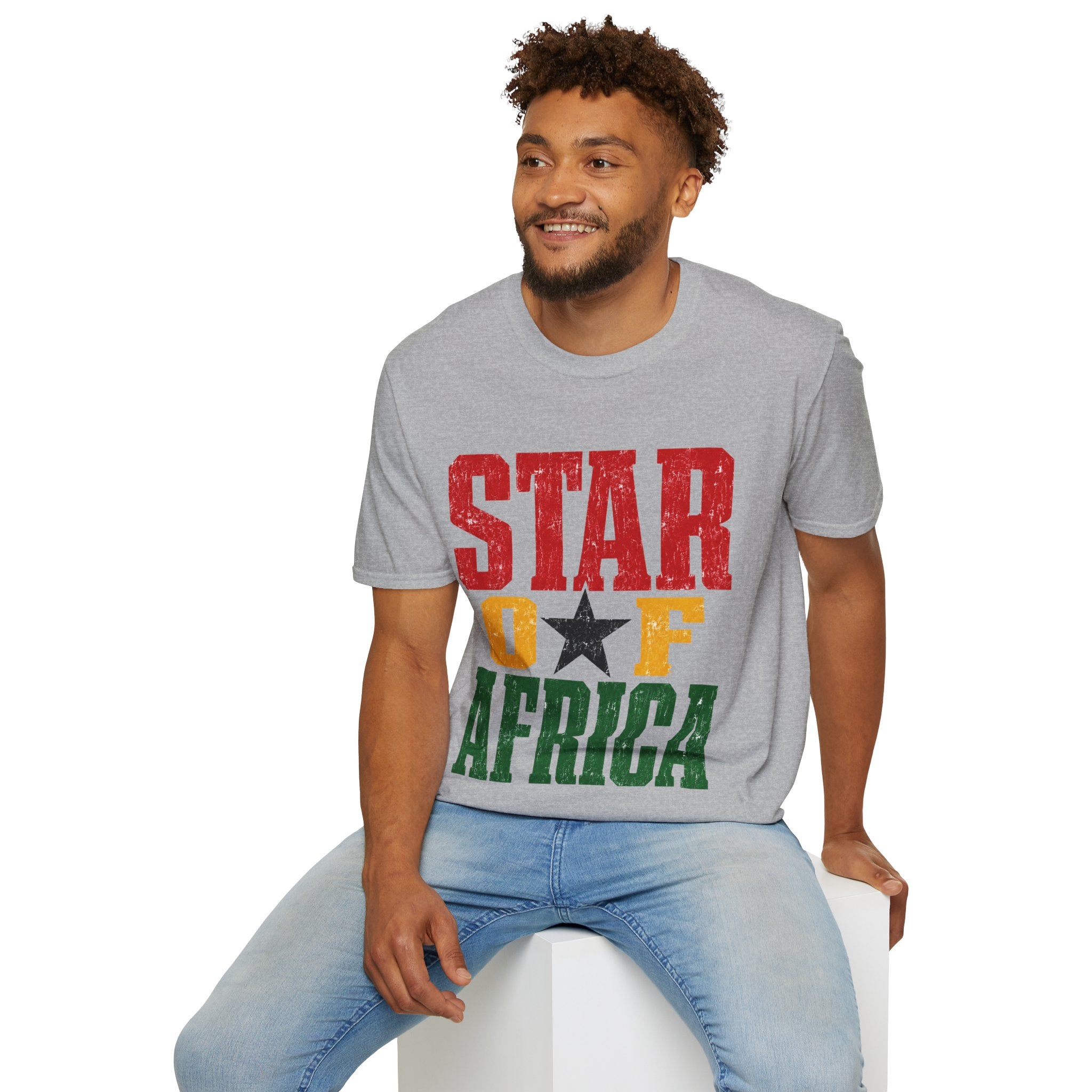 Ghana Star of Africa T-Shirt — Retro Pan-African Graphic Tee