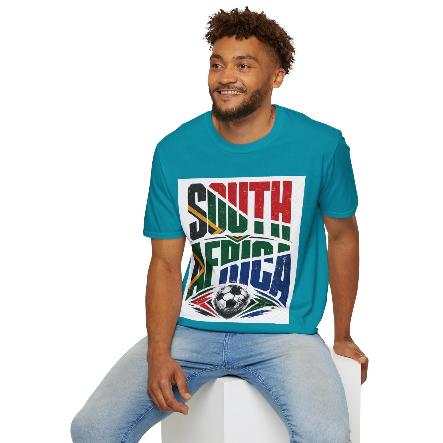 South Africa Soccer T-Shirt — Vintage Flag Football Fan Tee