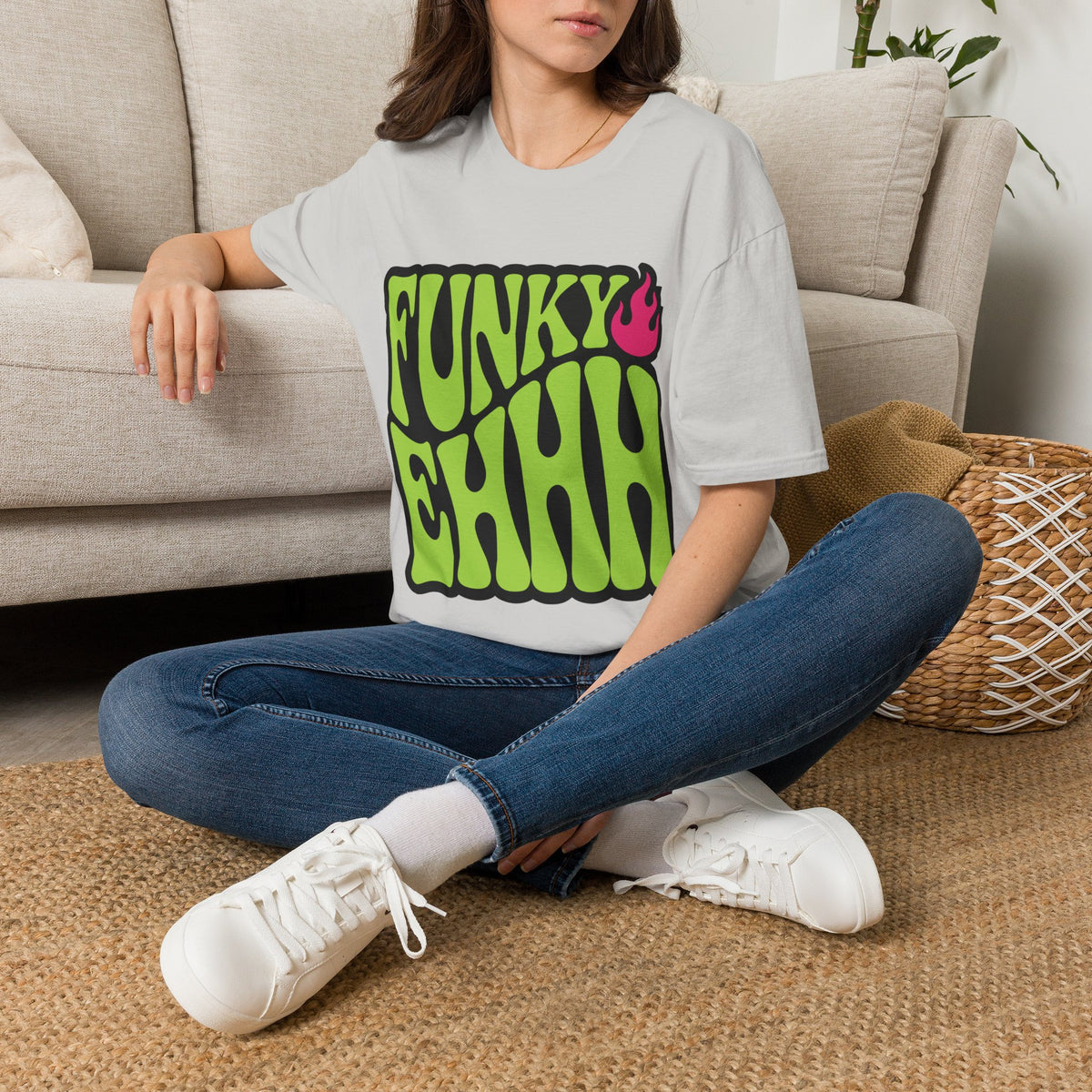 Funky Chili T-Shirt — Retro Psychedelic Green Flame Graphic Tee - Trending Now - August 2026