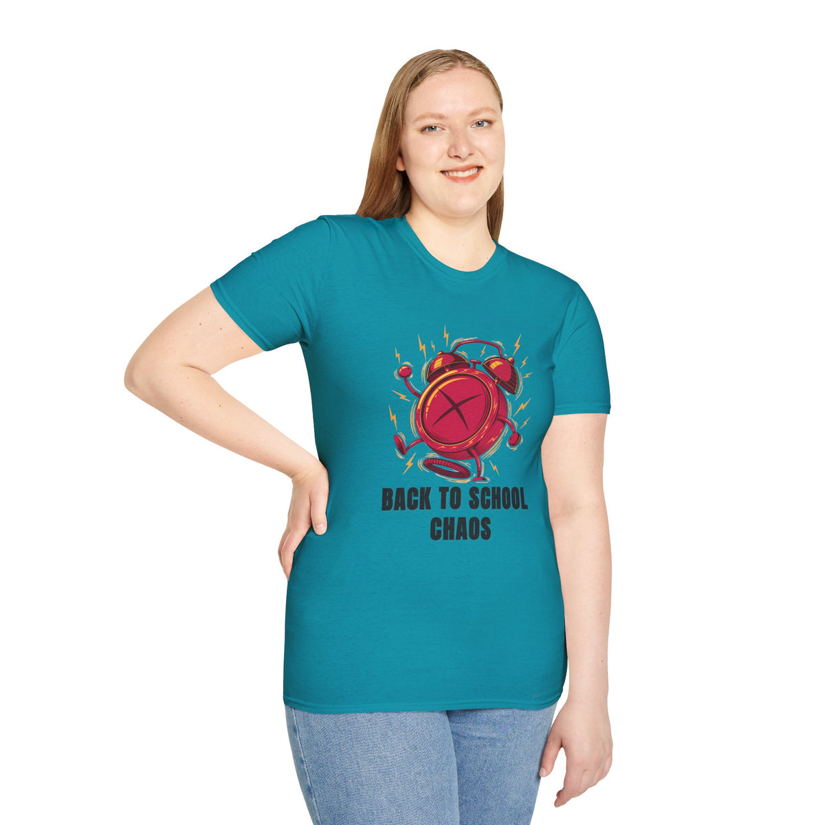 Back to School Chaos T-Shirt — Funny Alarm Clock Graphic Tee - Trending Now - August 2026