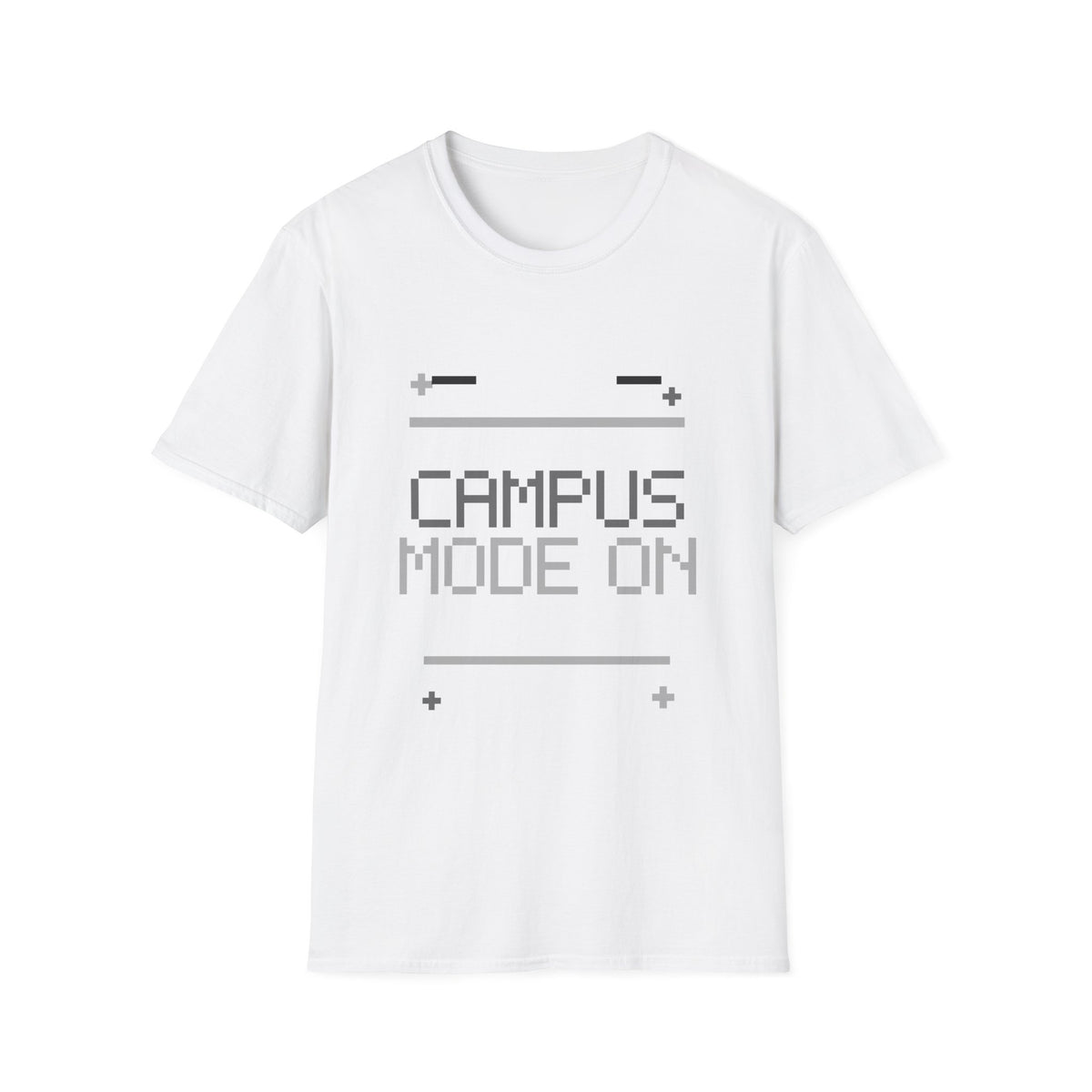 Campus Mode On T-Shirt — Retro Pixel Student Tee - Trending Now - August 2026
