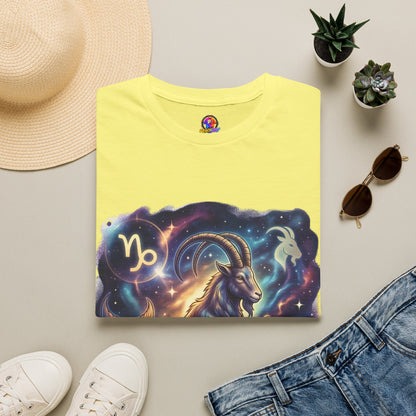 Capricorn Zodiac T-Shirt — Celestial Goat Astrology Tee
