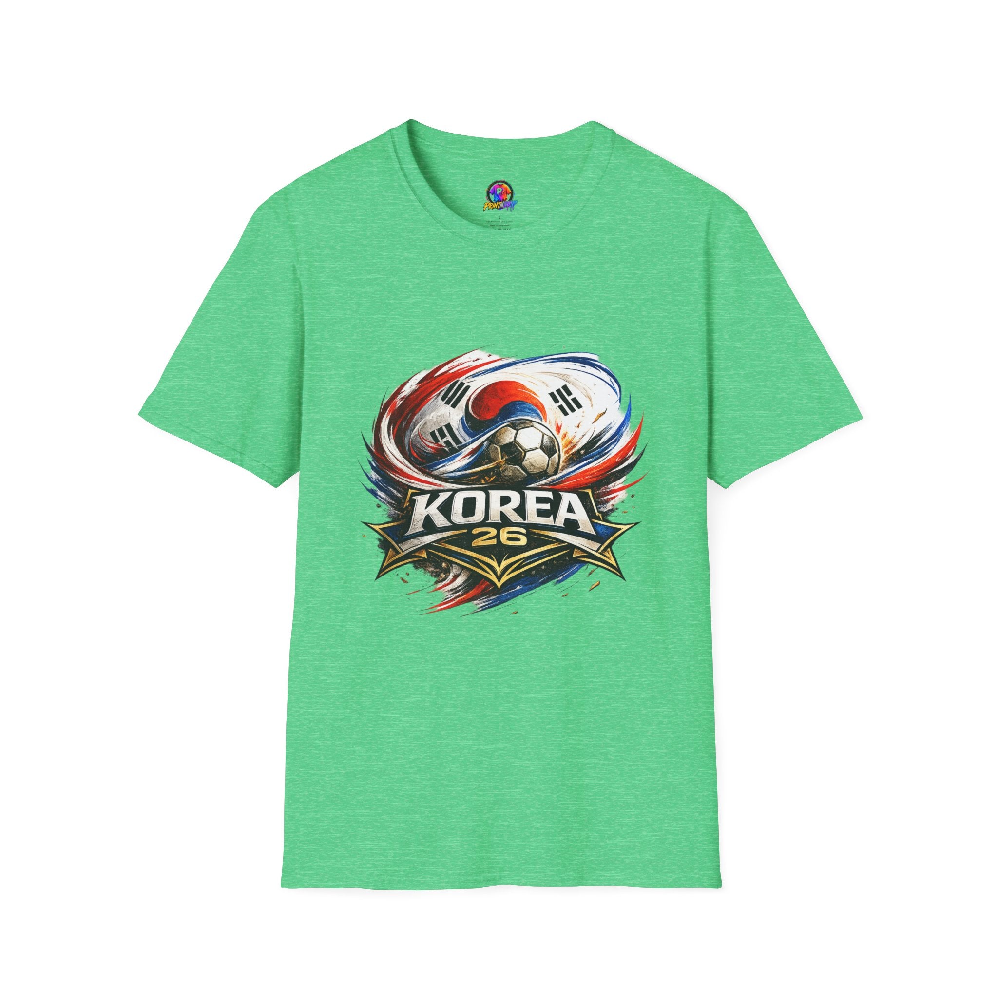 Korea Soccer T‑Shirt — Korea Football Crest Tee