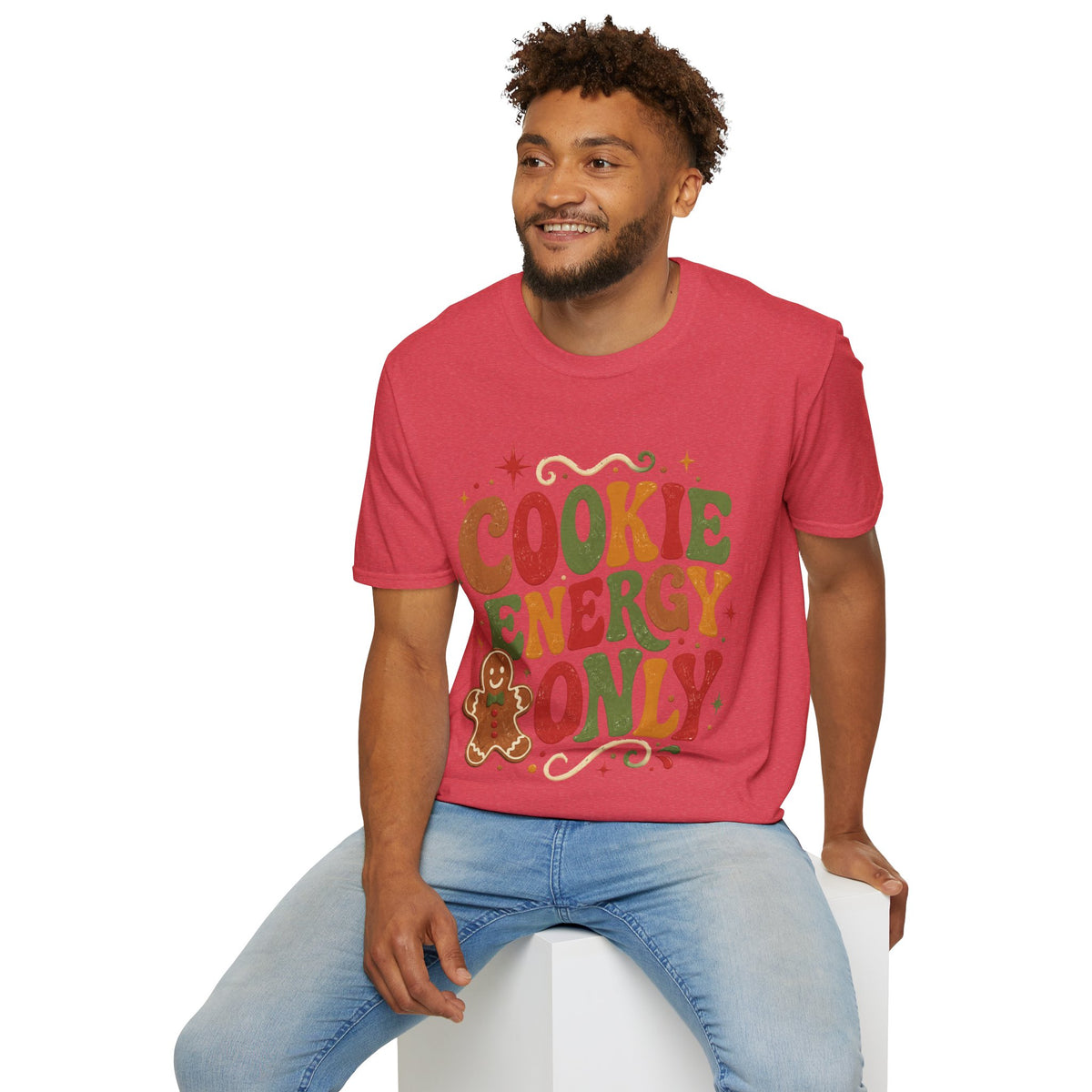 Cookie Energy Only T-Shirt — Festive Gingerbread Holiday Tee