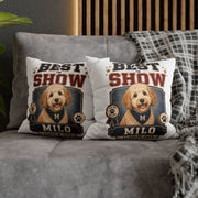 Best in Show Personalized Dog Pillowcase — Milo Class of 2026 Pet Decor Milo Bailey Dog Dad Mom