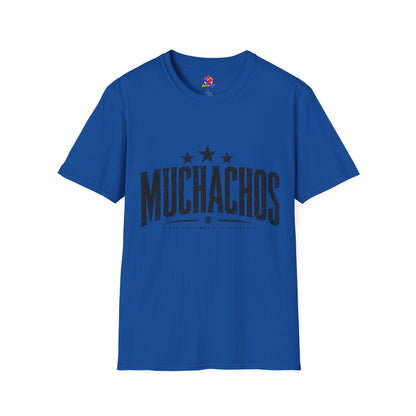 Muchachos Graphic T‑Shirt — Vintage Distressed Crew Tee - Argentina Song, slogan, favorite chant