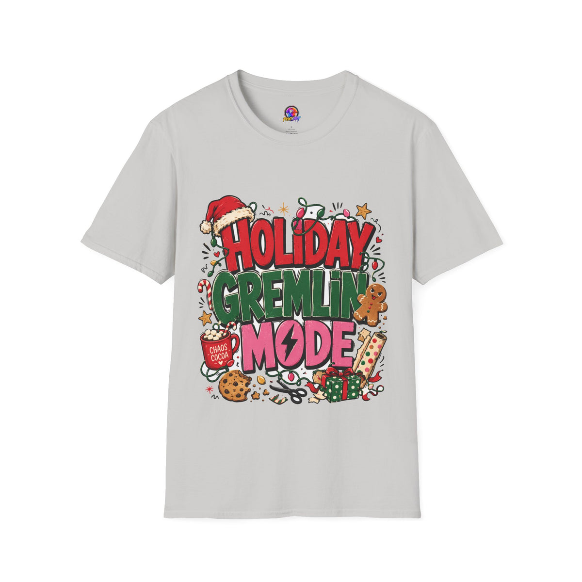 Holiday Gremlin Mode T-Shirt — Christmas Cute Festive Graphic Tee