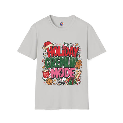 Holiday Gremlin Mode T-Shirt — Christmas Cute Festive Graphic Tee