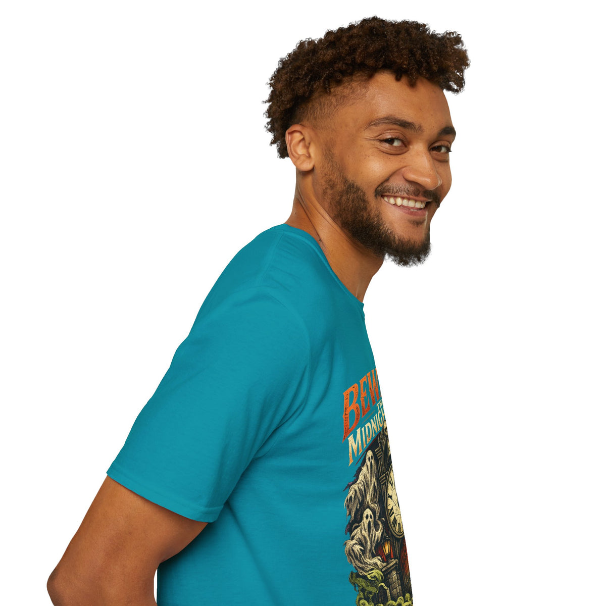 Halloween Beware Of Midnight Unisex Softstyle T-Shirt