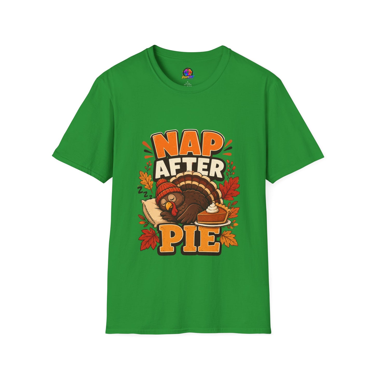 Nap After Pie T-Shirt — Funny Thanksgiving Turkey Tee