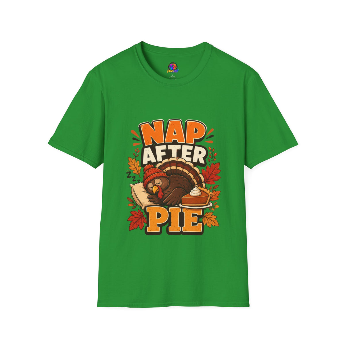 Thanksgiving T-Shirt Nap After Pie T-Shirt — Funny Thanksgiving Turkey Tee