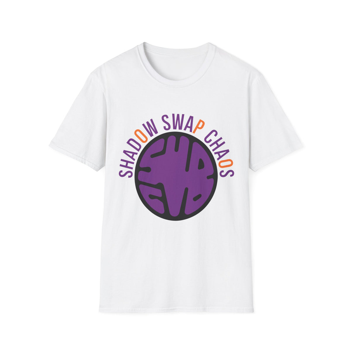 T-Shirt — "Shadow Swap Chaos" Purple Brain Graphic Tee - Trending Now - August 2026