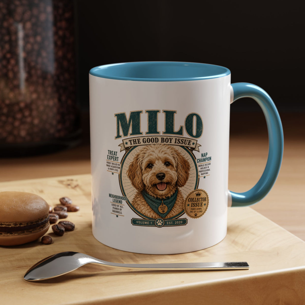 Milo Bailey Dog Dad Mom Milo Dog Mug — “The Good Boy Issue” Decorative Coffee Cup