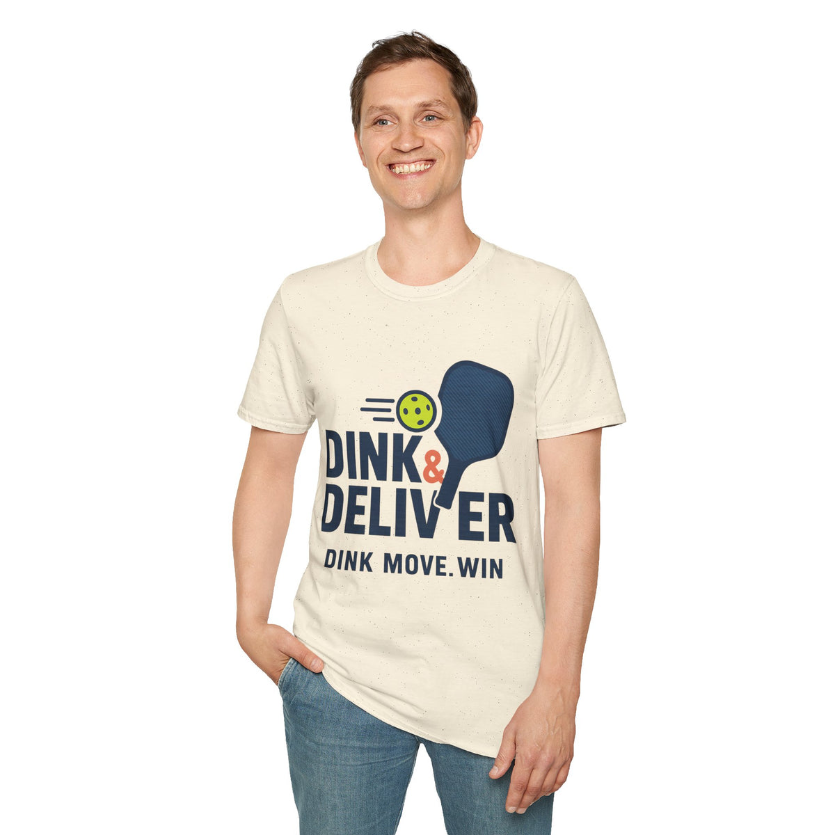 Pickleball Player T‑Shirt — 'Dink. Drive. Deliver.' Graphic Tee for Pickleball Fans - Trending Now - August 2026