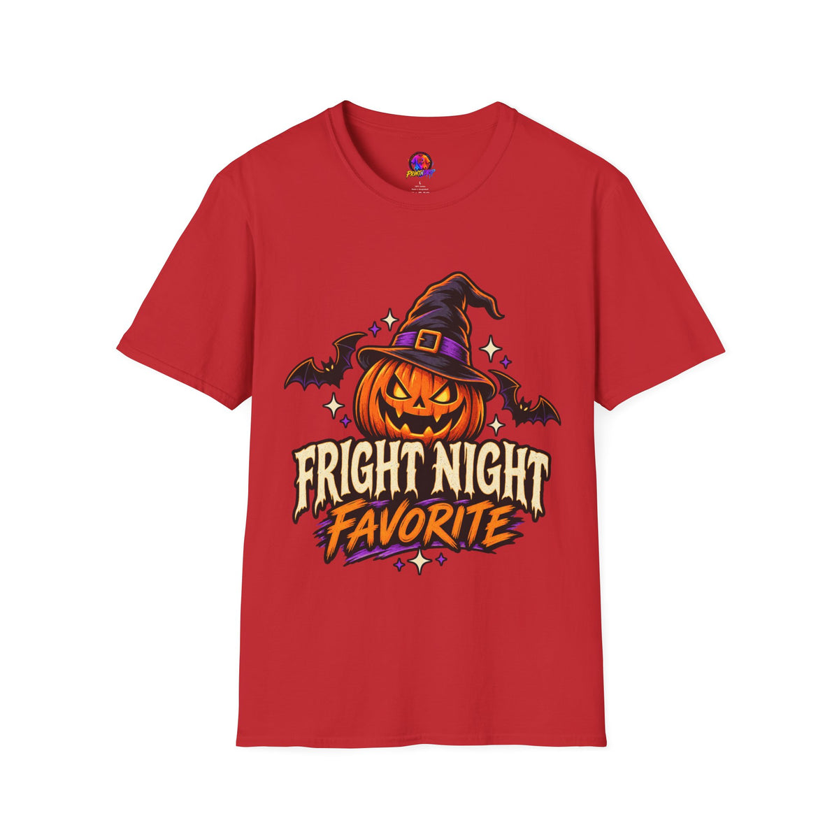 Halloween Pumpkin Tee — "Fright Night Favorite" Graphic T-Shirt