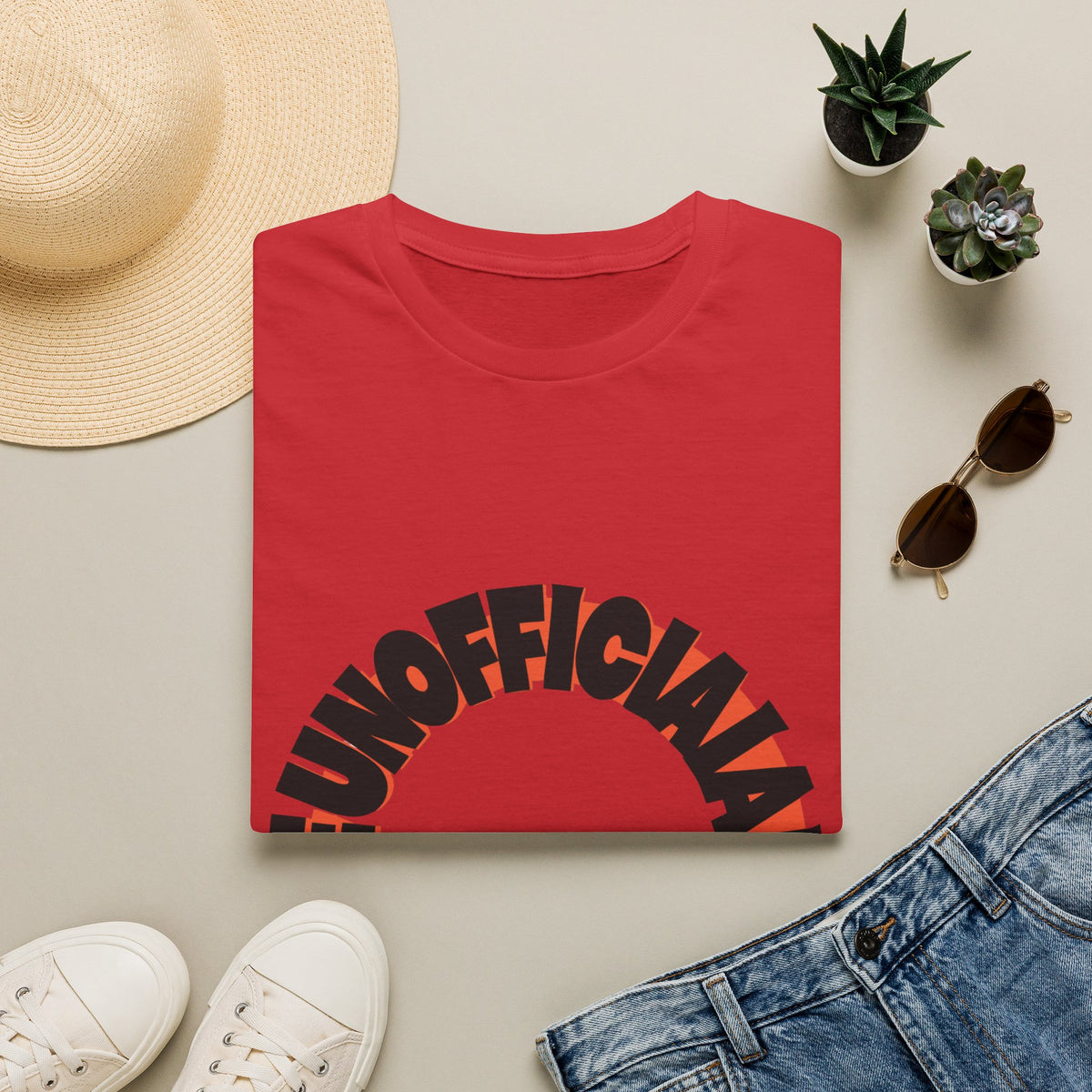 The Unofficial 2026 Retro Circular Tee - Bold Slogan Streetwear Graphic T-Shirt - Trending Now - September 2026