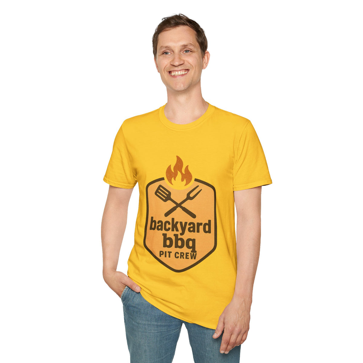 Backyard BBQ T-Shirt — Grilling Badge Tee - Trending Now - August 2026