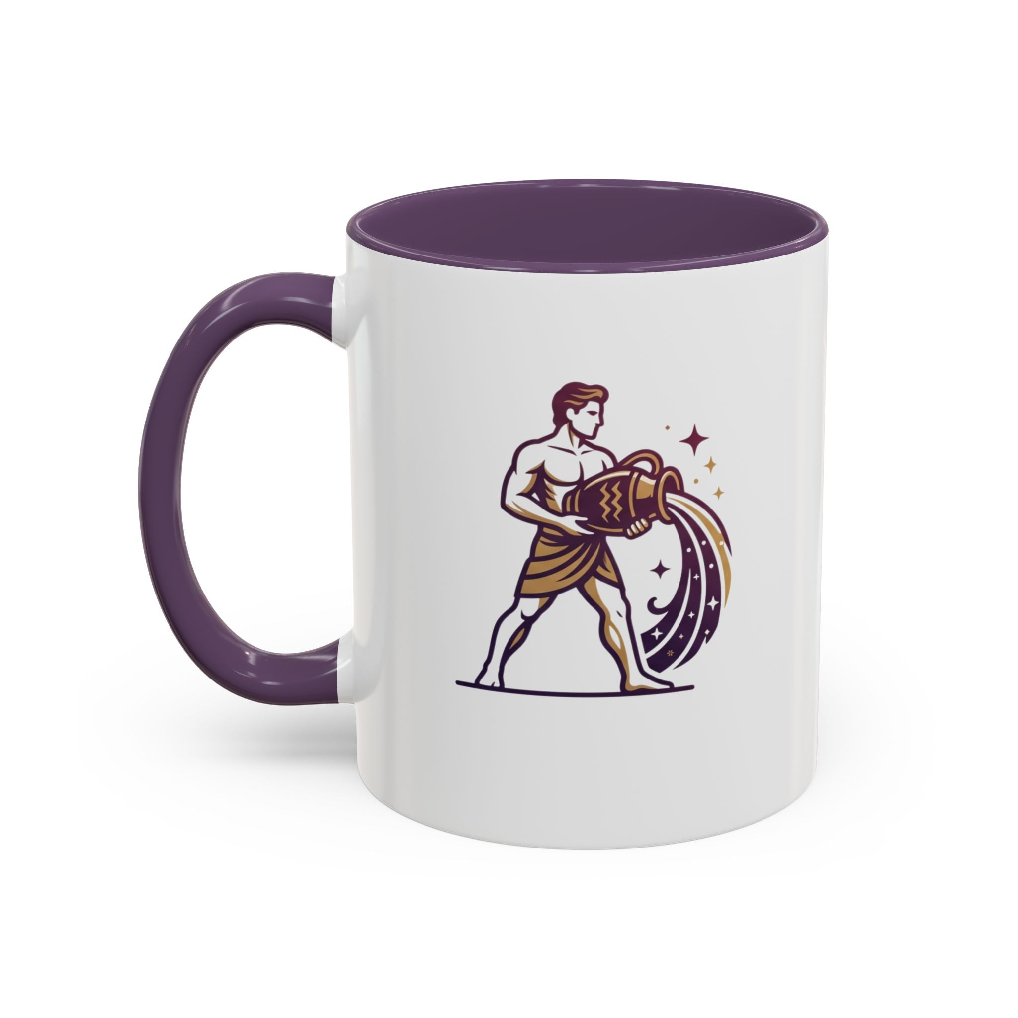 Aquarius Zodiac Coffee Mug — Water Bearer Astrology Gift