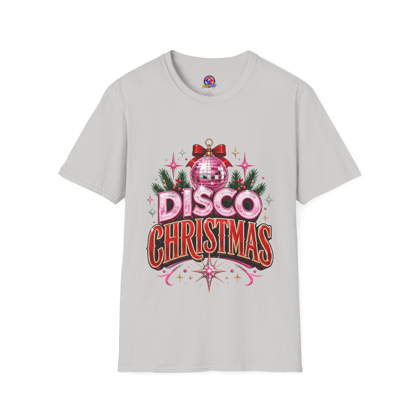 Disco Christmas T-Shirt — Retro Glitter Ornament Holiday Tee