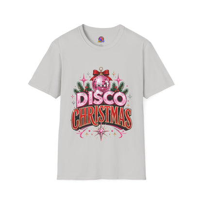 Disco Christmas T-Shirt — Retro Glitter Ornament Holiday Tee
