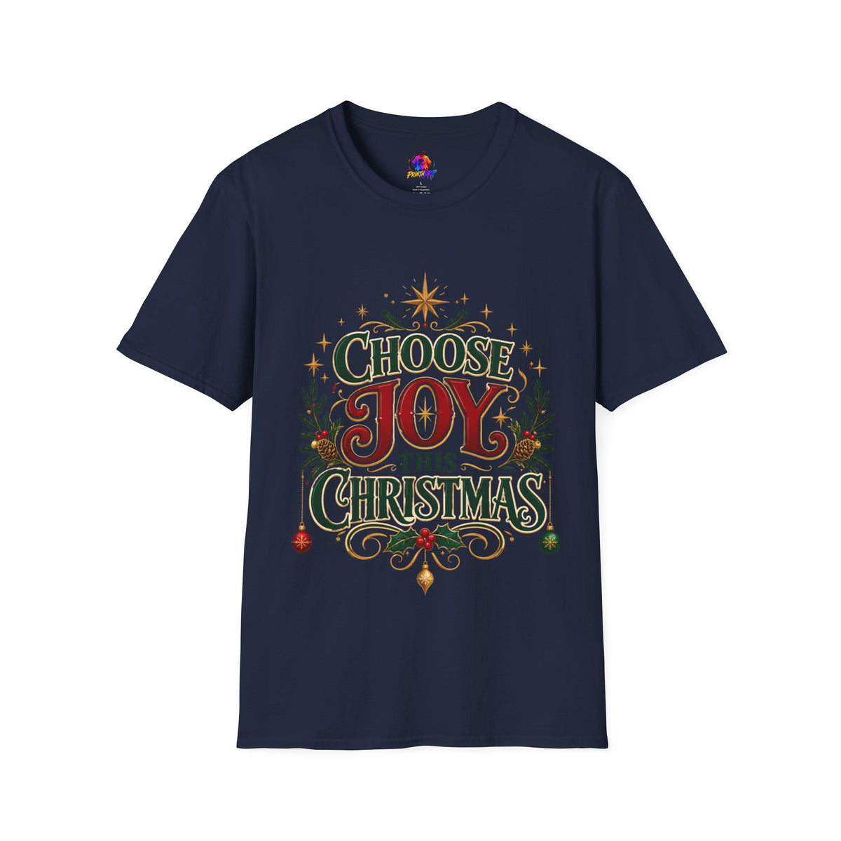 Choose Joy This Christmas T-Shirt — Festive Holiday Graphic Tee