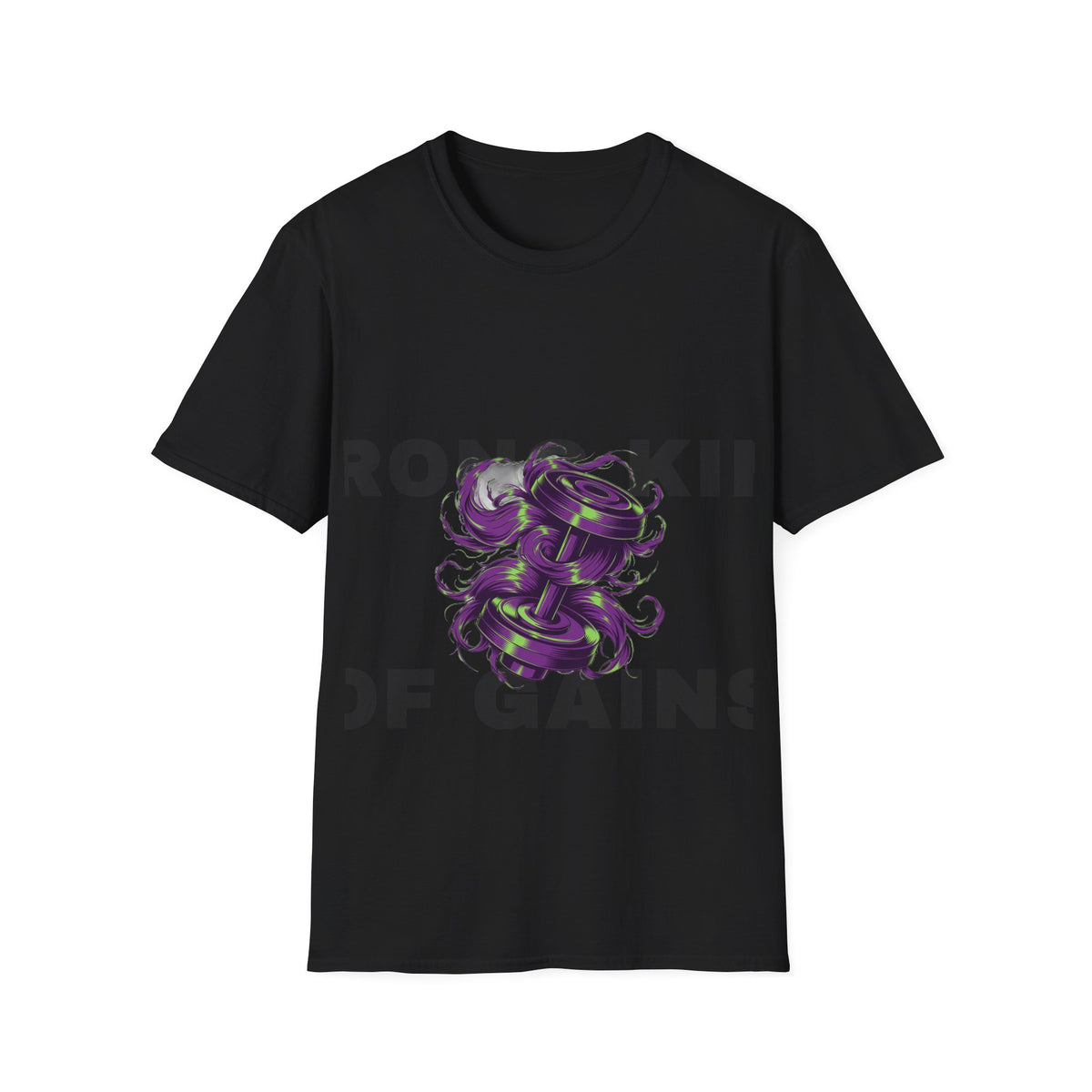 Gothic Dumbbell Tentacles Fitness Monster White Graphic Tee - Trending Now - September 2026