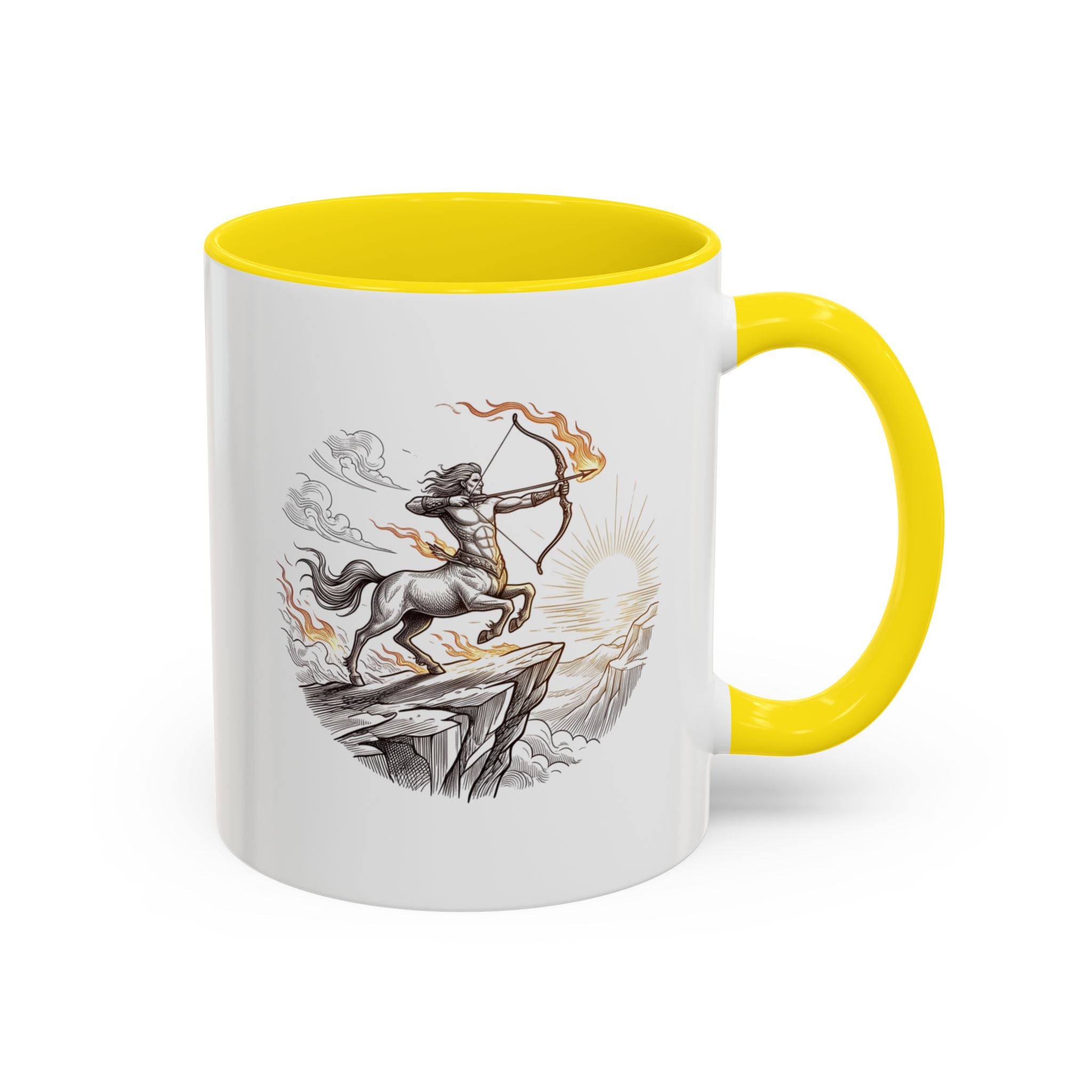 Centaur Archer Coffee Mug — Mythic Sagittarius Design Accent Mug