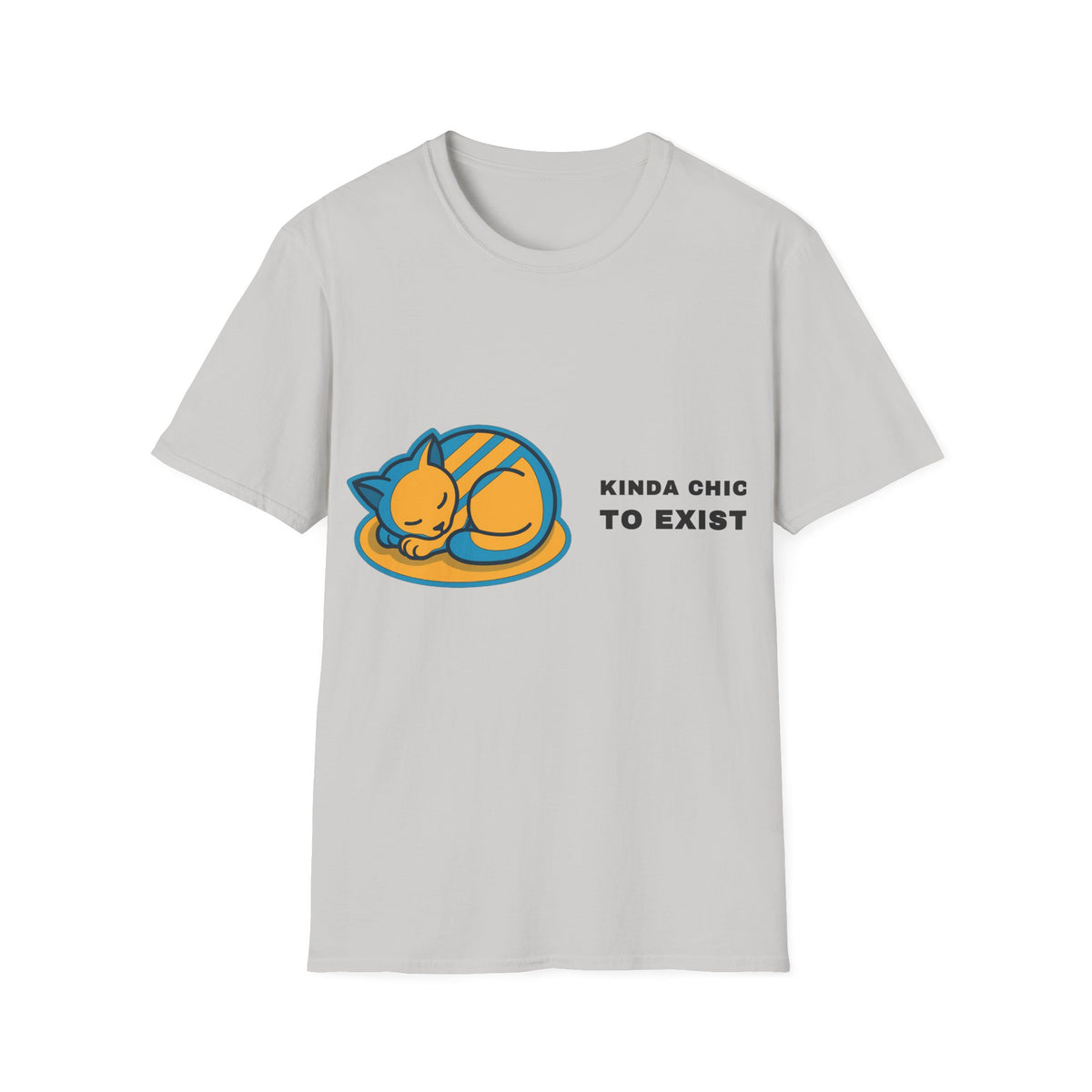 Cat Nap T‑Shirt - 'Kinda Okay To Exist' Cute Sleeping Cat Graphic Tee - Trending Now - September 2026