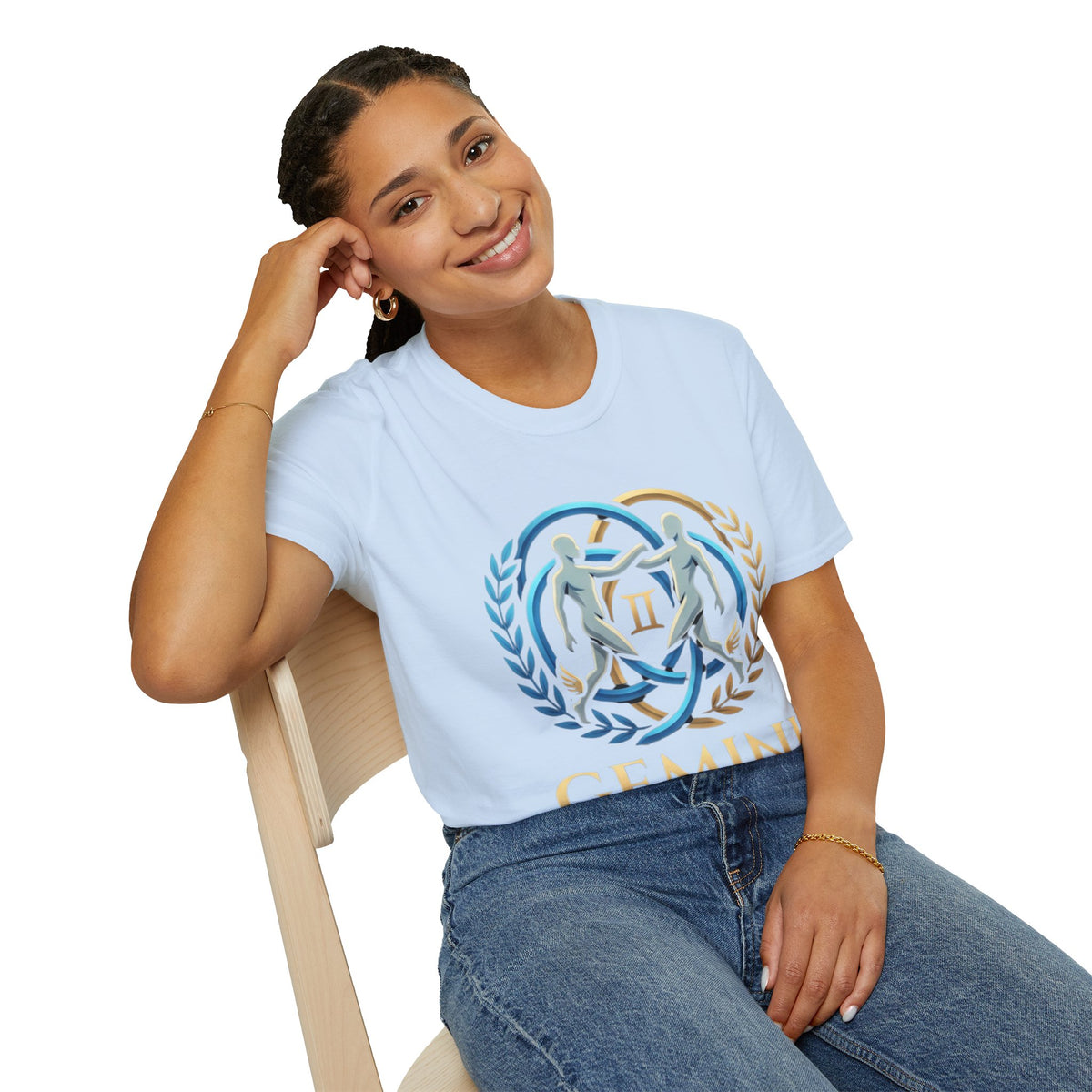 Gemini Zodiac T-Shirt — 'Gemini: Master of Adaptation' Astrological Graphic Tee