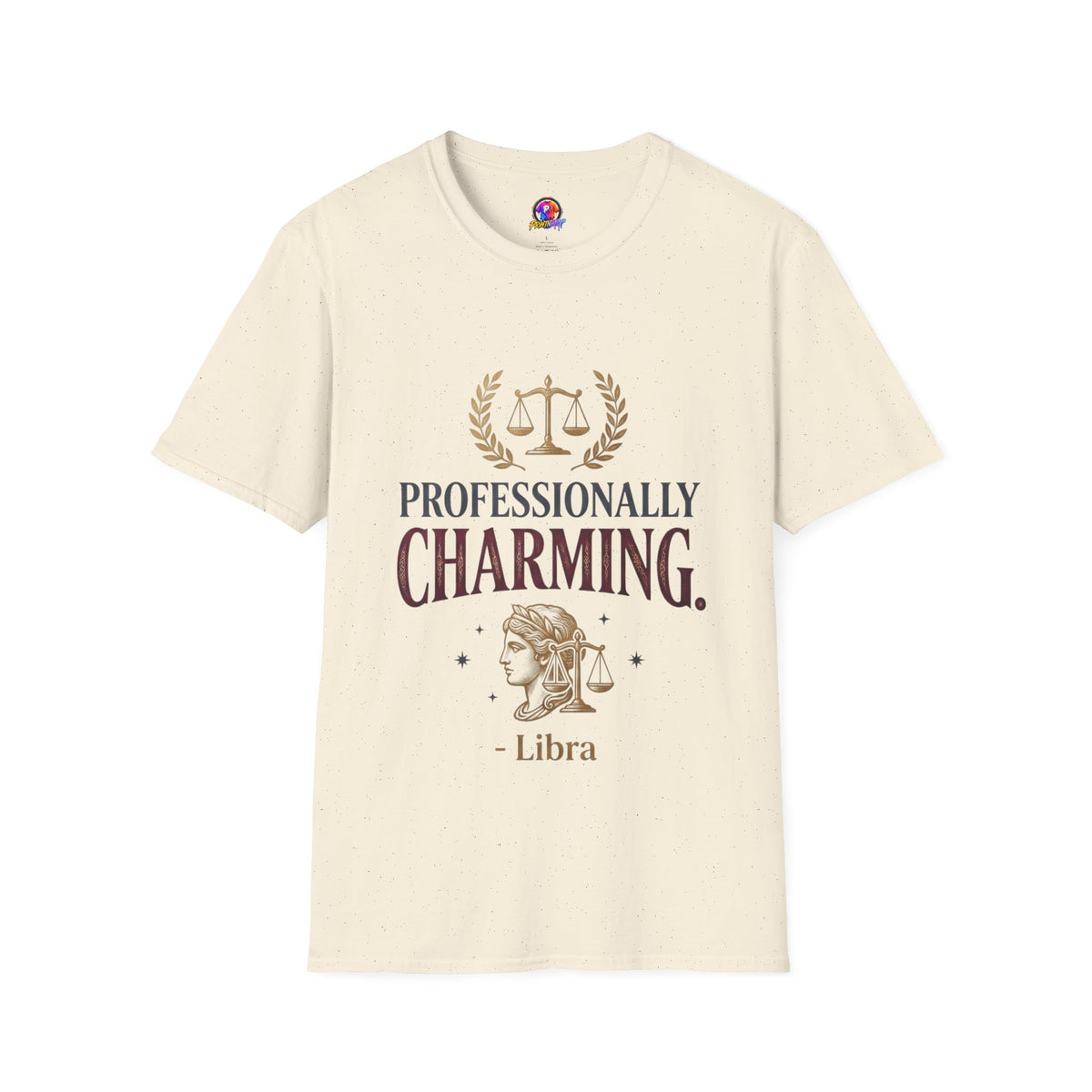 Professionally Charming Libra T-Shirt — Zodiac Scales Astrology Tee