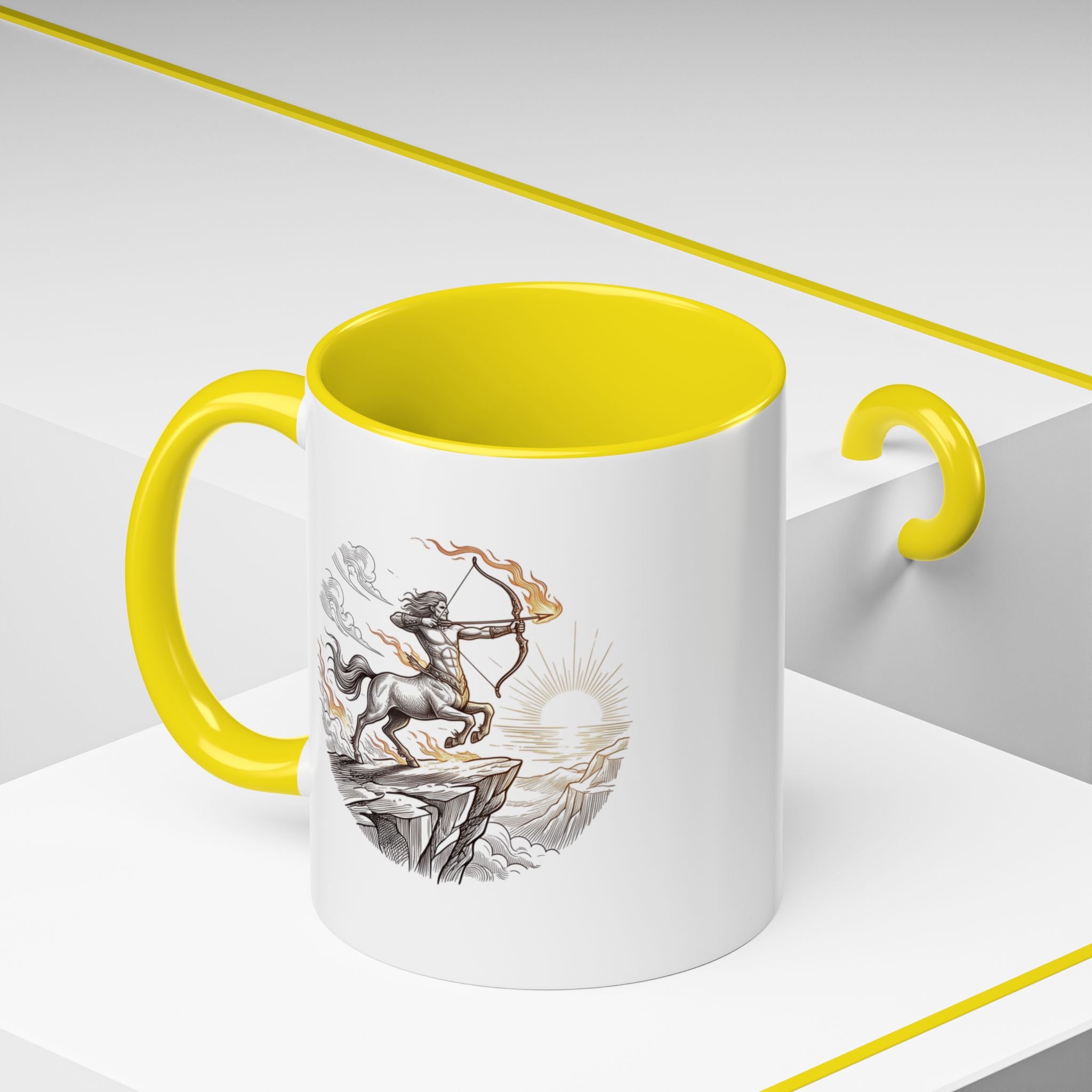 Centaur Archer Coffee Mug — Mythic Sagittarius Design Accent Mug