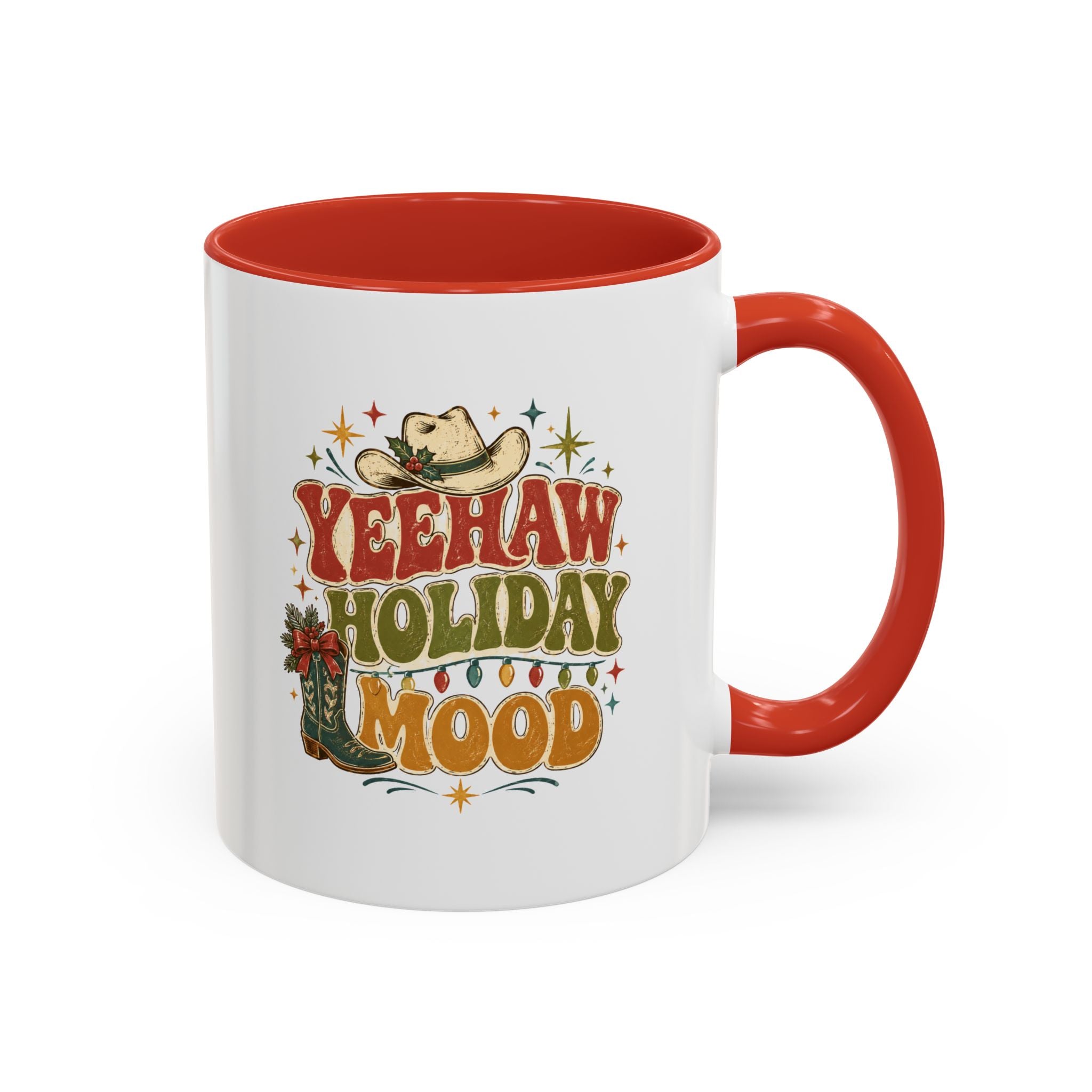 Christmas Yeehaw Holiday Mood Coffee Mug