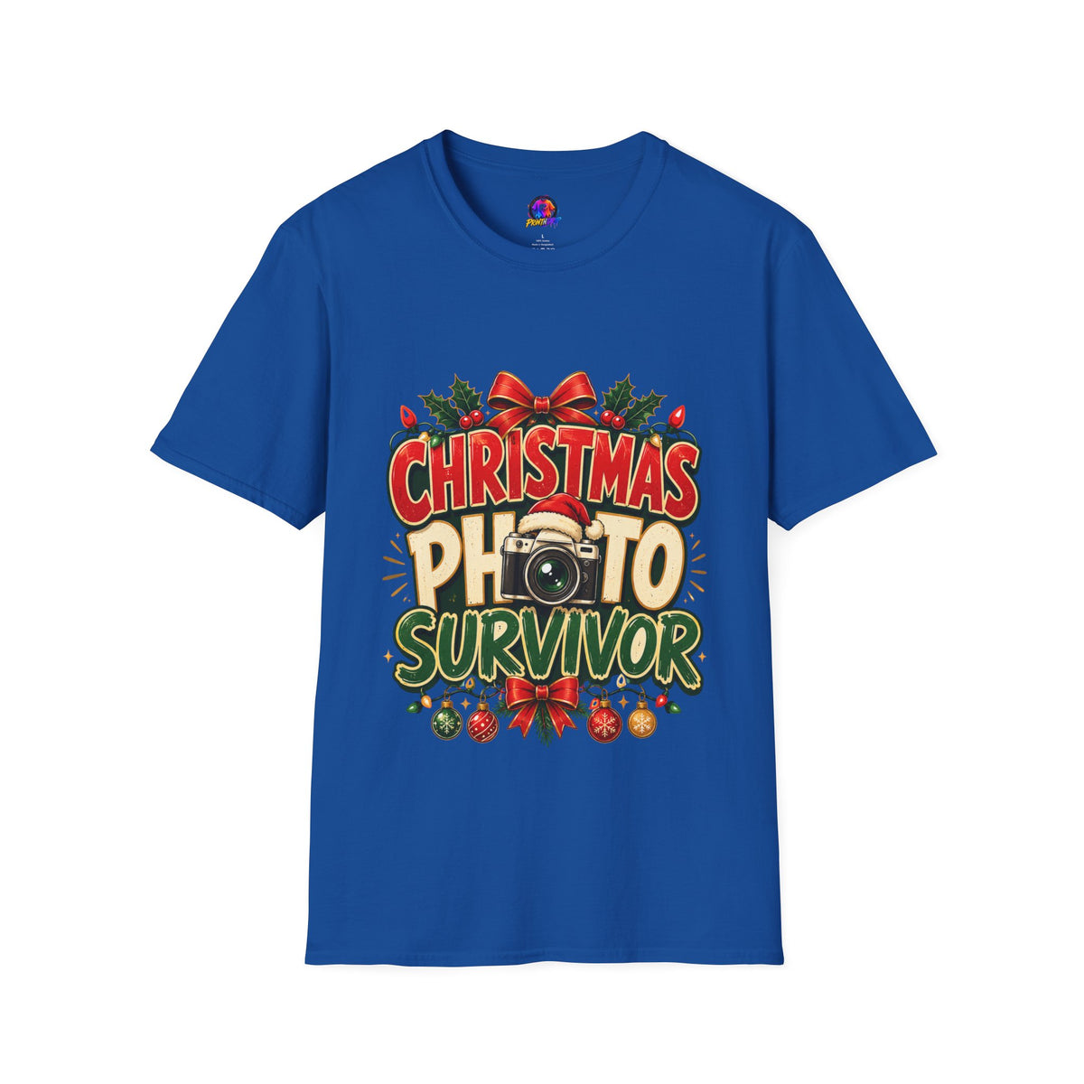 Christmas Photo Survivor T-Shirt — Funny Holiday Graphic Tee