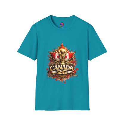 Canada World Cup T‑Shirt — Maple Leaf Soccer Trophy 26