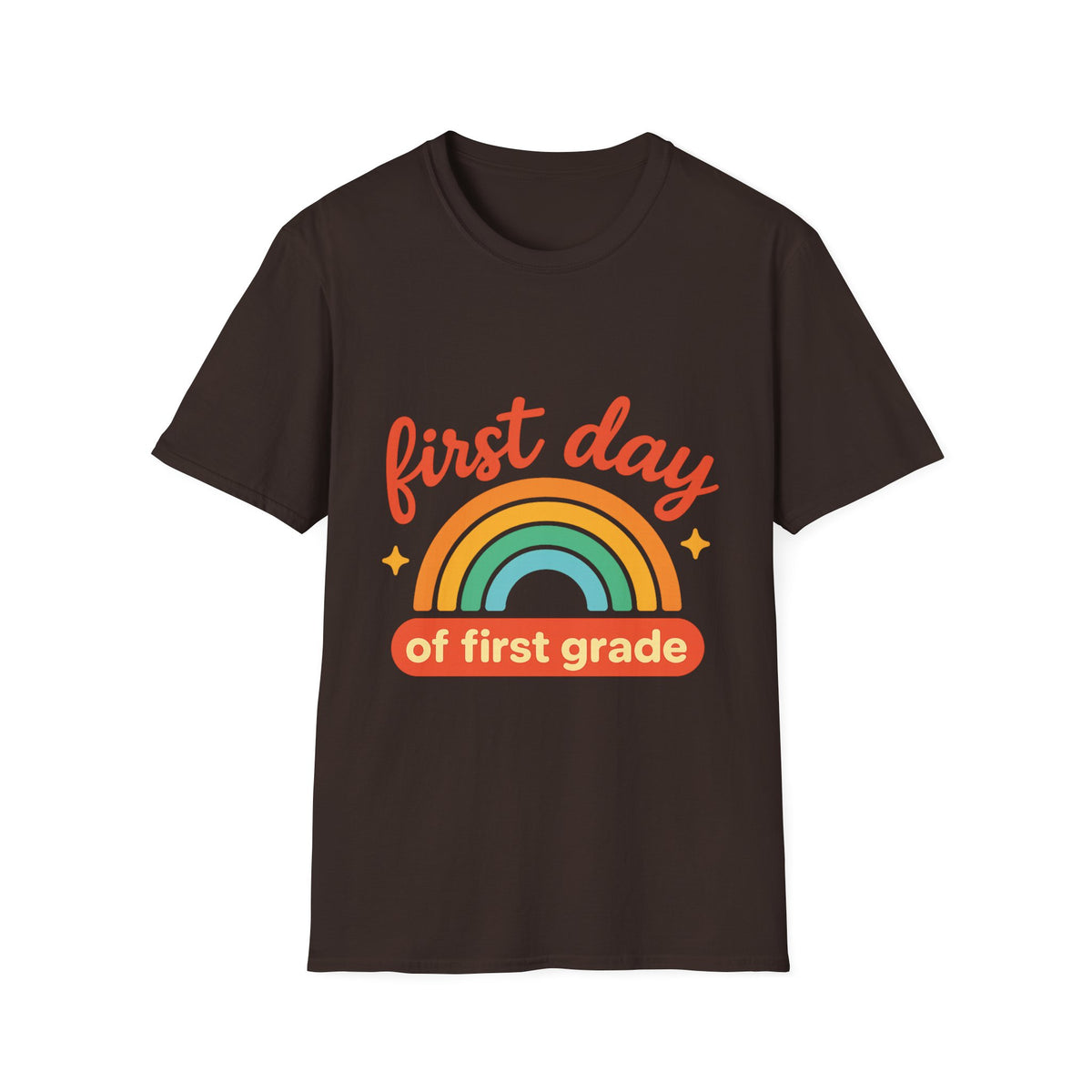 First Day T-Shirt — "First Day of First Grade" Rainbow Back-to-School Tee - Trending Now - August 2026