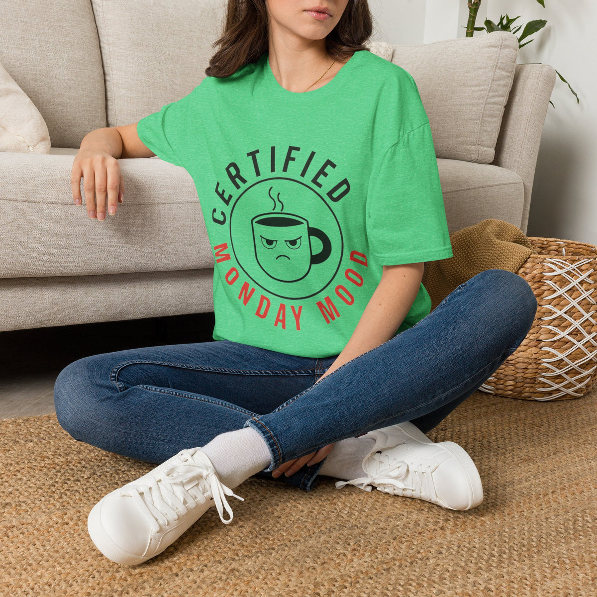 Certified Monday Mood T-Shirt — Funny Coffee Lover Tee - Trending Now - August 2026