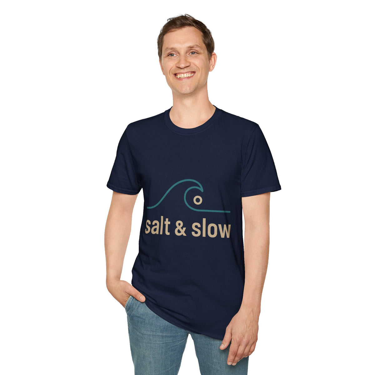 Salt & Slow Wave T‑Shirt — Minimal Beach Vibes Graphic Tee - Trending Now - September 2026