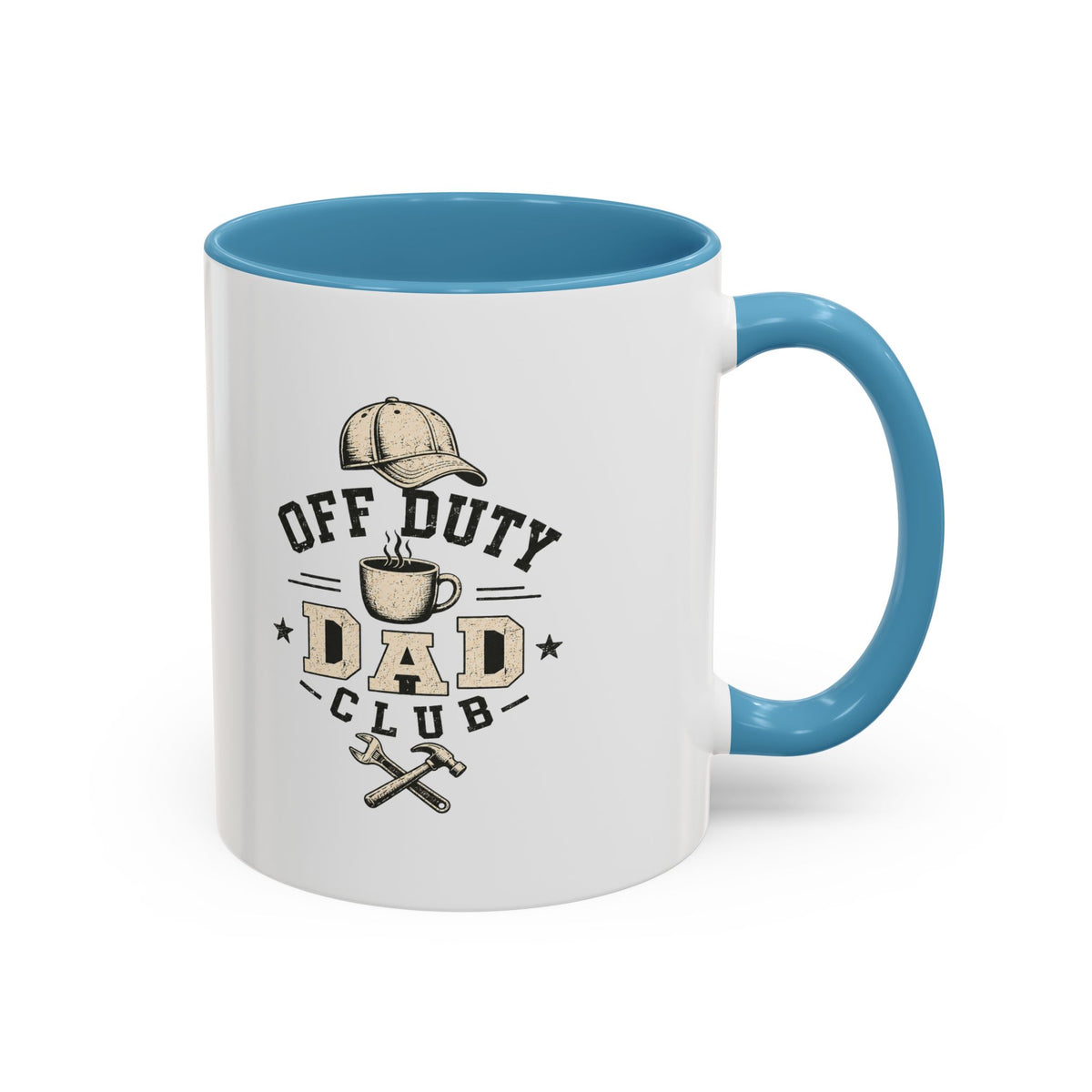 Milo Bailey Dog Dad Mom Off Duty Dad Club Coffee Mug — Funny Father’s Day Accent Mug
