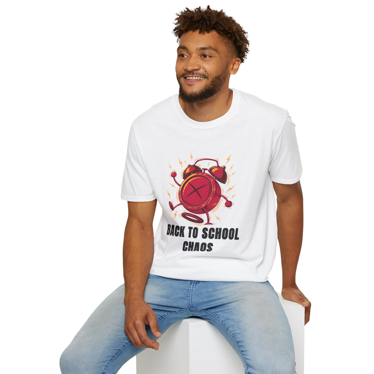 Back to School Chaos T-Shirt — Funny Alarm Clock Graphic Tee - Trending Now - August 2026