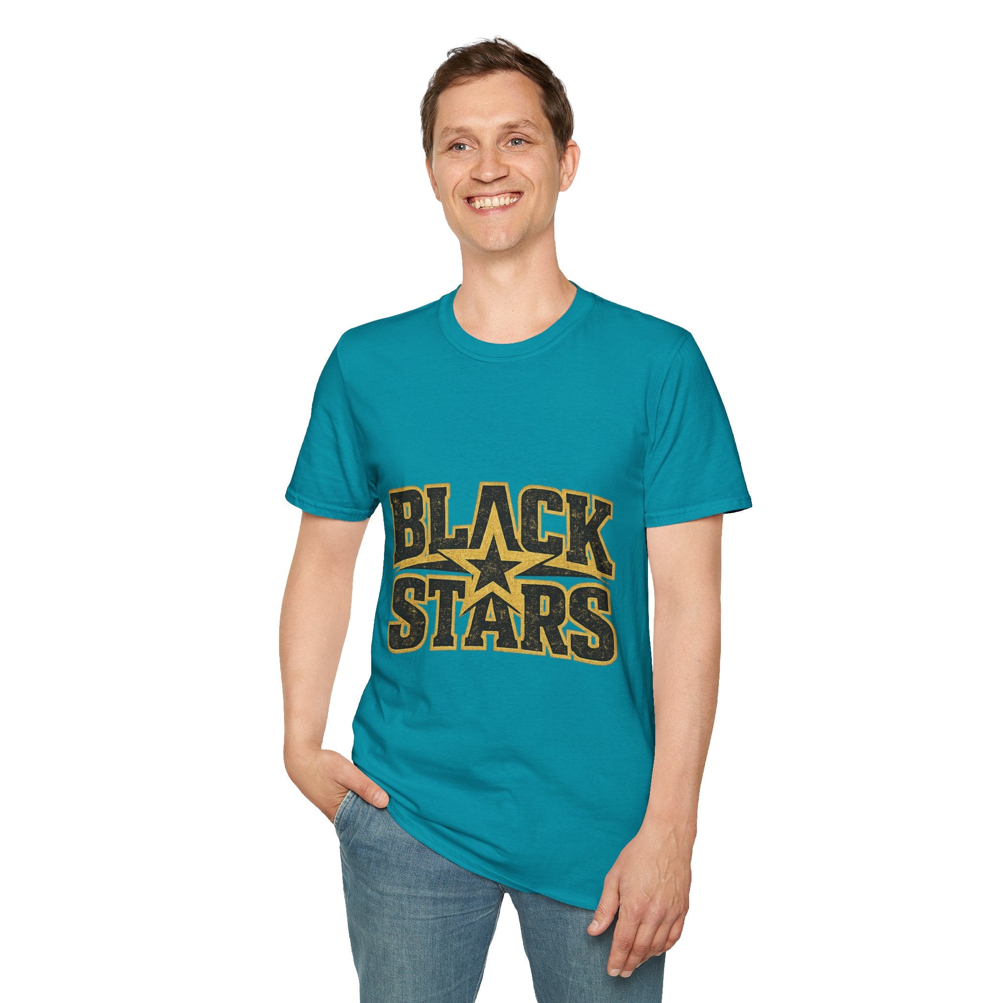 Ghana Black Stars T-Shirt — Bold Vintage Star Logo Tee