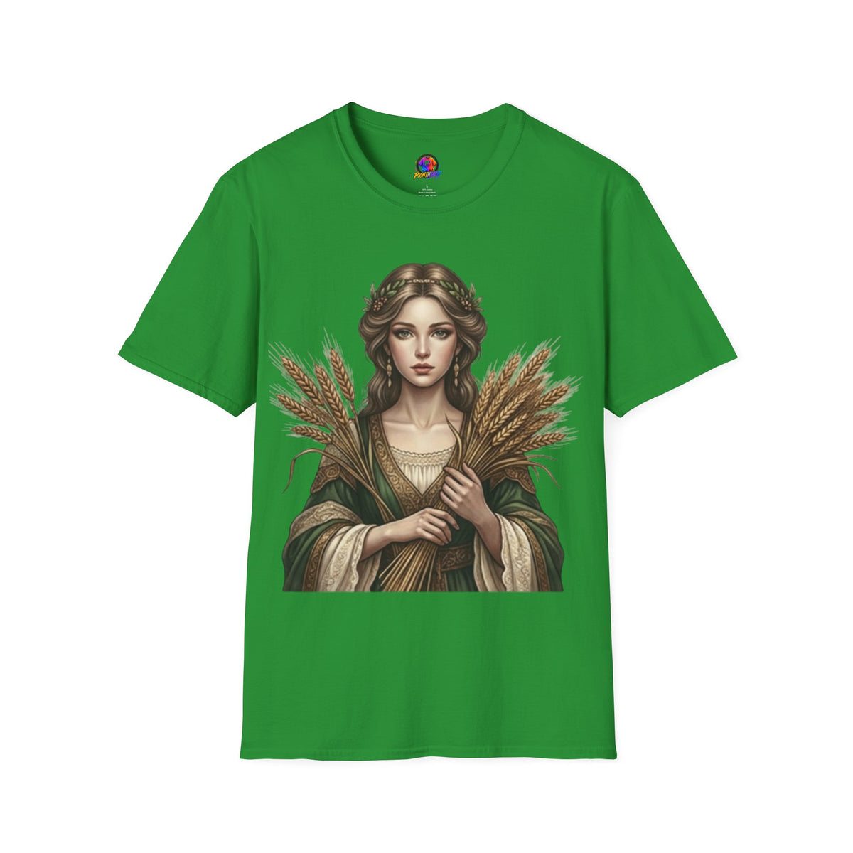 Goddess of Harvest T‑Shirt — Wheat Maiden Graphic Tee