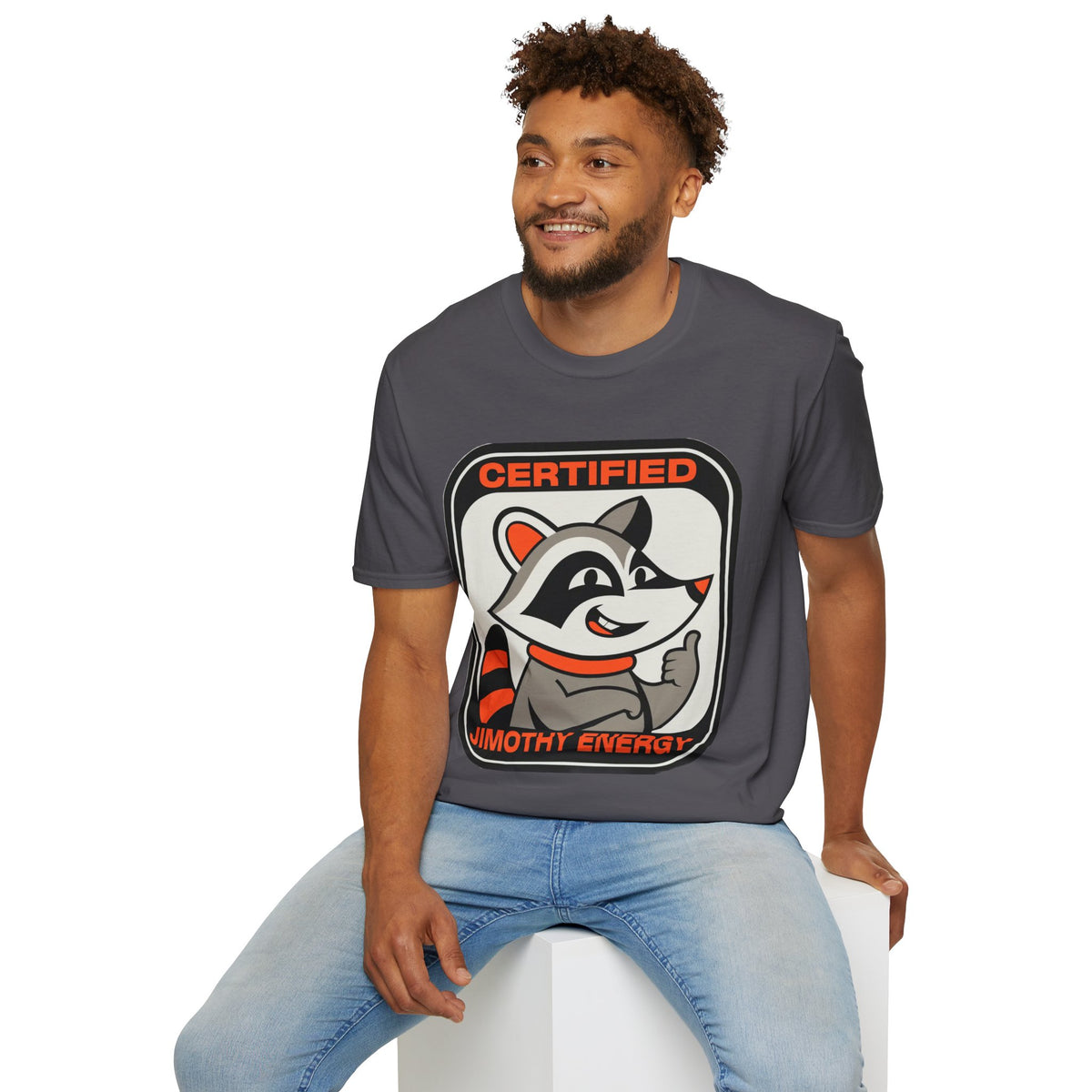 Certified Timothy Energies T-Shirt — Retro Raccoon Graphic Tee - Trending Now - August 2026